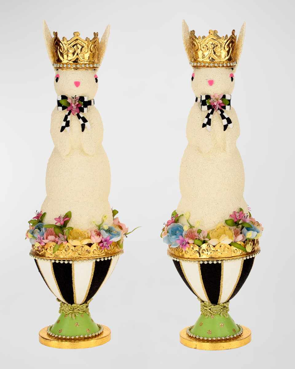 Crowned Rabbits, Set of 2